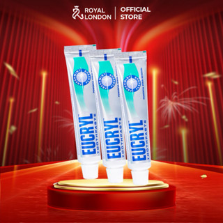  Combo 3 Kem đánh răng Eucryl hỗ trợ làm trắng răng  3x62g  