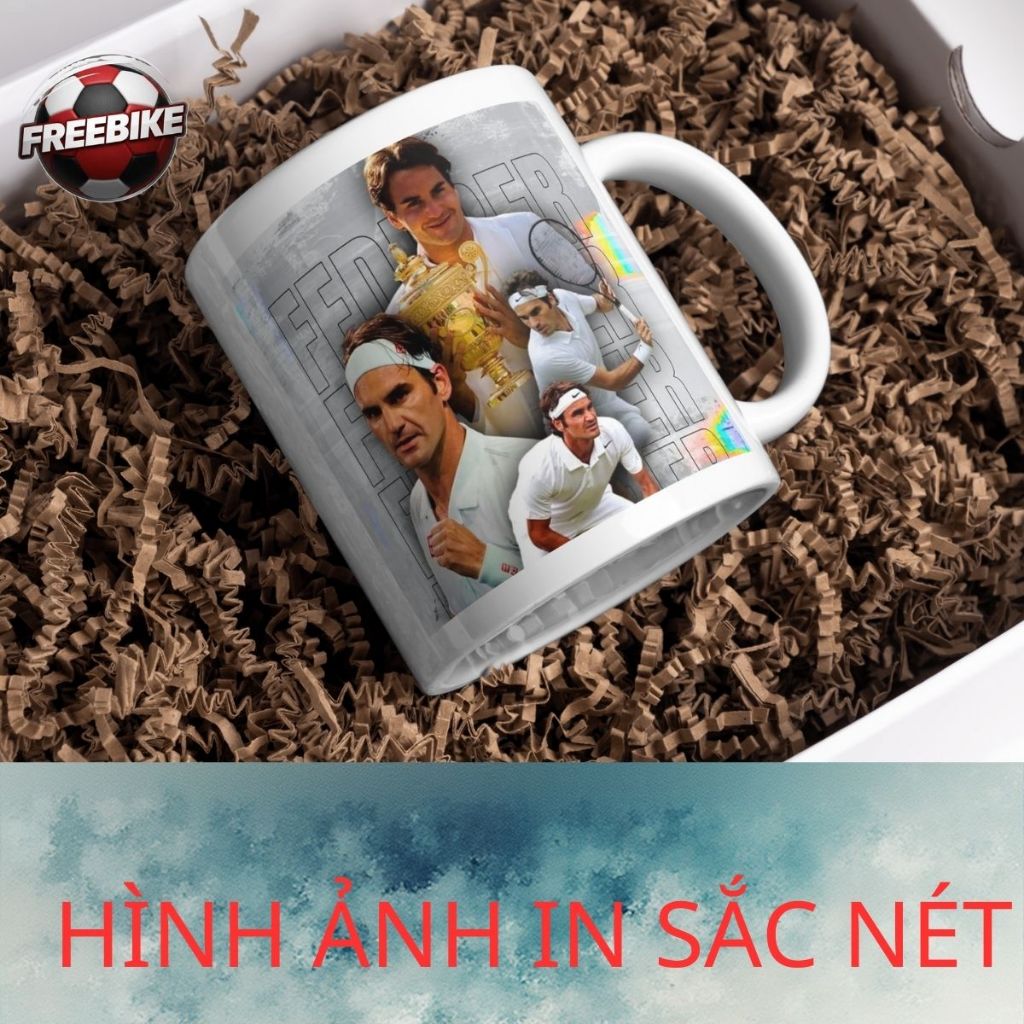 LY SỨ IN CAO CẤP HÌNH ROGER FEDERER