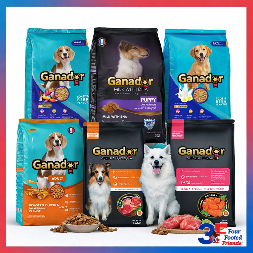 Hạt Cho Chó Ganador 3kg – Nhiều Vị Cho Chó Con & Chó Trưởng Thành, Dinh Dưỡng Chuẩn Pháp | 3F STORE