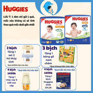  Tã Bỉm quần Huggies tràm trà tự nhiên Skincare Pants Mega Jumbo M106 L104 XL88 XXL80  SIÊU NHIỀU MIẾNG  MECAHEO 