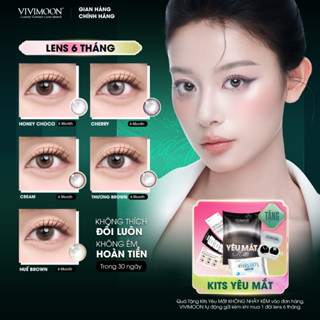  Lens cho mắt thở VIVIMOON kính áp tròng cận 14.2mm hạn sử dụng 6 tháng giá 1 chiếc  1 bên mắt  