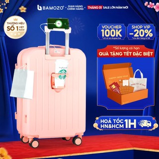  Vali Du Lịch Size 20  Size 24 Bamozo Vali Kéo Xách Tay Cao Cấp Bo Góc Tròn Chống Va Đập - Bảo Hành 5 Năm_8812 