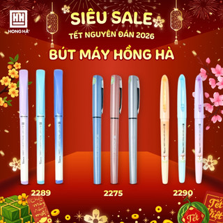  Bút máy Hồng Hà nét đều ngòi trơn Bút mực luyện viết dành cho học sinh tiểu học - Bút 2275 2289 2290 