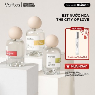  Bộ Sưu Tập 3 Hương Nước Hoa Nữ VERITES The City of Love EDP 20% 50ml 