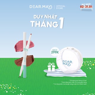   Pre-Od màu P01  Kẻ viền môi hai đầu DEARMAY 2in1 Plumpy Lip Liner 0.46g 