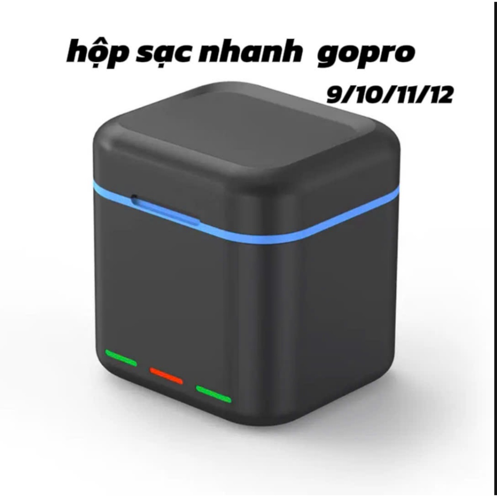 hộp sạc nhanh pin gopro 12 11 10 9 , phụ kiện máy quay gopro PHỤ KIỆN 67VN