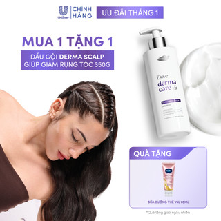  Dầu Gội Giảm rụng & Giúp tóc Phồng Dày Dove Derma Hairfall Mới 350G* 