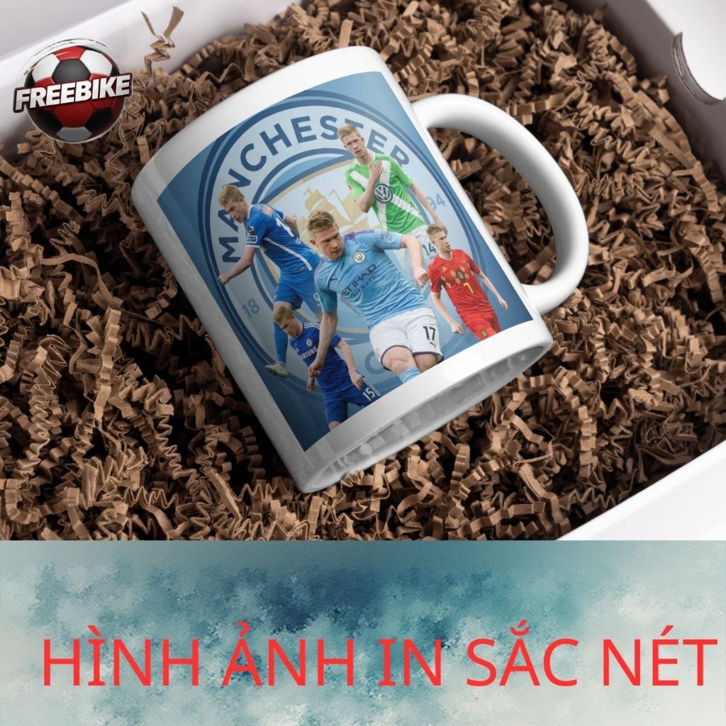 LY SỨ IN CAO CẤP HÌNH KEVIN DE BRUYNE MẪU 2