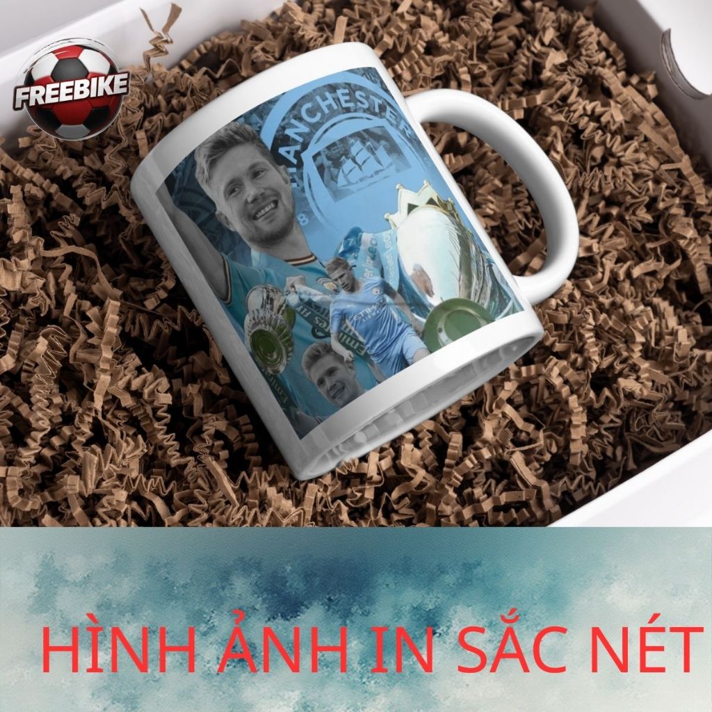 LY SỨ IN CAO CẤP HÌNH KEVIN DE BRUYNE MẪU 2