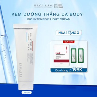  Kem body trắng da USOLAB Bio Intensive Light Cream 250ml - Giúp dưỡng trắng da body nâng tone và làm sáng da body 