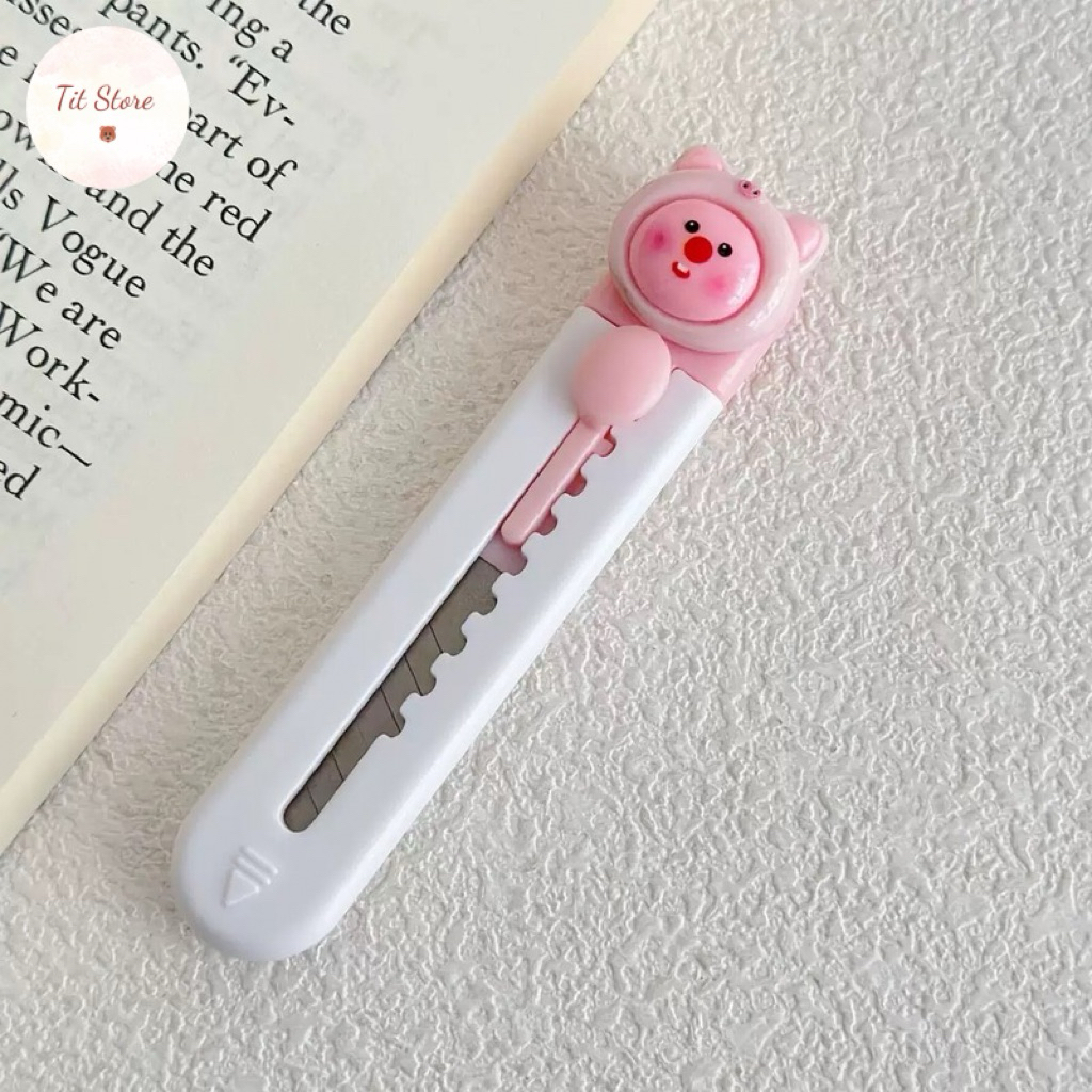 Dao rọc giấy mini dễ thương hình gấu Lobby