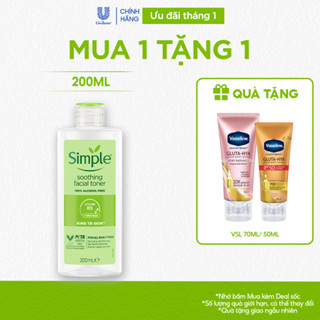 NƯỚC HOA HỒNG CÂN BẰNG DA SIMPLE SOOTHING TONER 200ML 