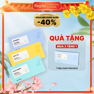   COMBO 3  Mặt nạ Bio Cellulose - Mặt nạ sinh học phôi dừa Capsule Mask REPIEL  Hộp 4 viên  