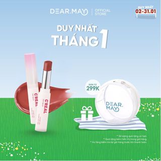  Son dưỡng môi có màu DEARMAY C'real Pop Balm 3.5g 
