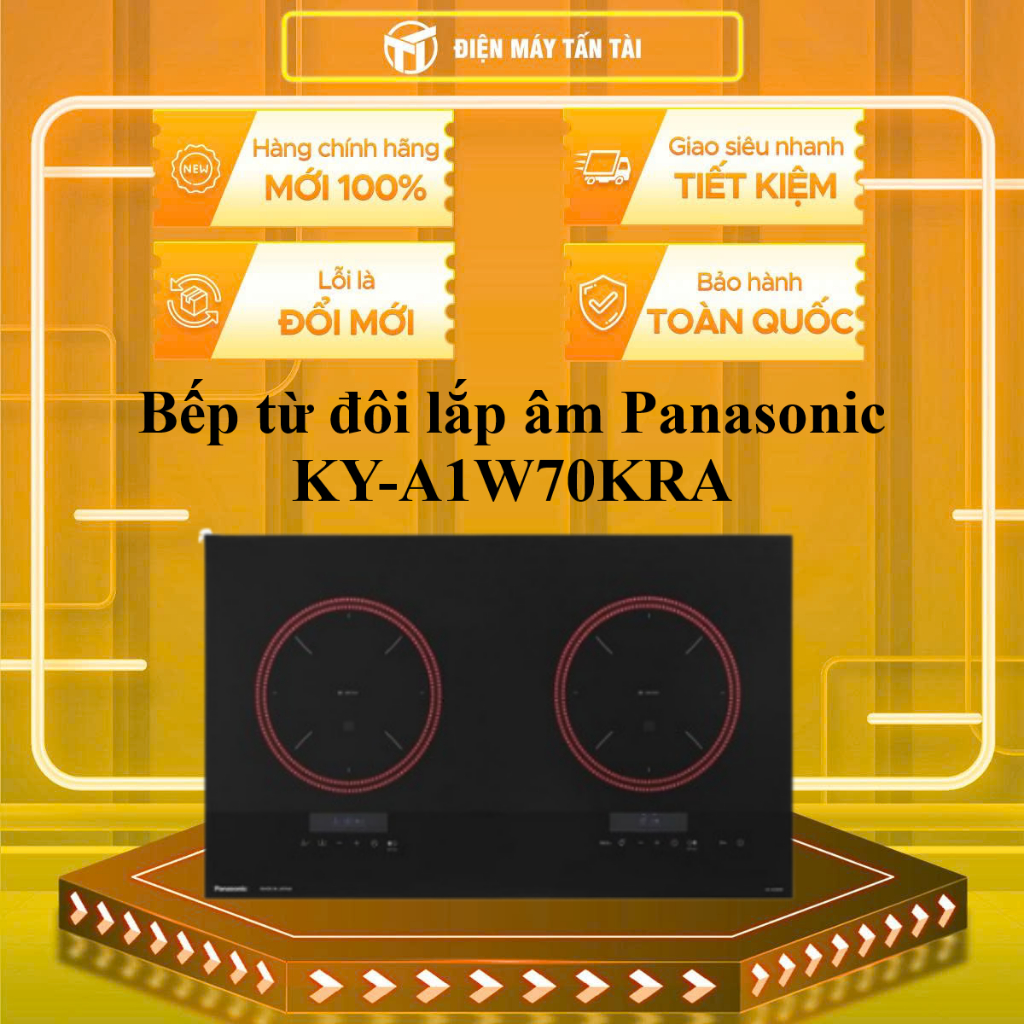 KY-A1W70KRA - Bếp từ đôi lắp âm Panasonic KY-A1W70KRA - GIAO TOÀN QUỐC