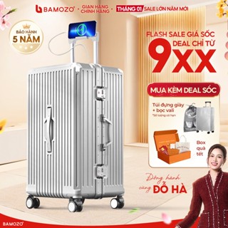  Vali Khung Nhôm Khóa Sập Bamozo Size 22 24 28 Cao Cấp Tăng Sức Chứa Hành Lý Bảo Hành 10 Năm_ULTRAPACK 