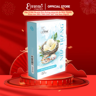  Hộp 10 Mặt Nạ phôi Dừa Sáng mịn da Nha Trang Phiên bản Siêu tinh chất Bộ sưu tập Việt Nam 25gx10 Emmie by Happyskin 