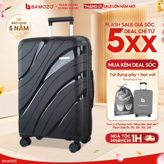 Vali Kéo Du Lịch Size 28 Bamozo Chất Liệu PP Chịu Va Đập Tuyệt Đối Bảo Hành 5 Năm_Nancy 