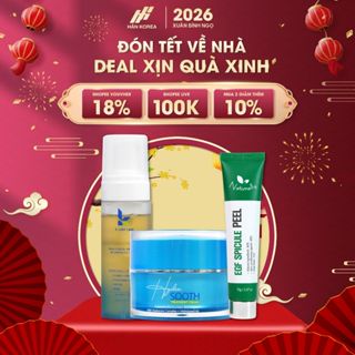  Combo Peel Da Căng Bóng Se Khít lỗ chân lông: Toner Keo Ong + Peel Da Spicule + Kem Cấp Nước K LADY CARE - B6 Hân Korea 