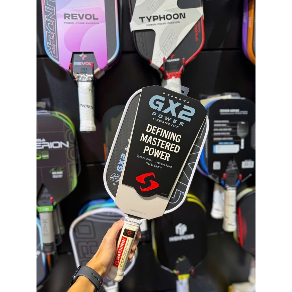 [CHÍNH HÃNG] VỢT PICKLEBALL GEARBOX GX2 POWER | ELONGATE VÀ HYBRID SỨC MẠNH KIỂM SOÁT ĐỈNH CAO