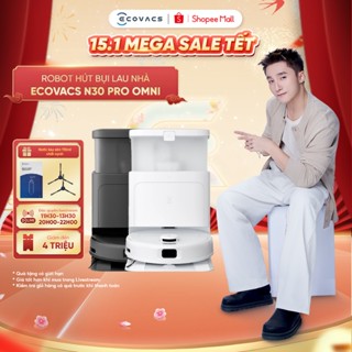  Robot hút bụi lau nhà Ecovacs Deebot N30 Pro Omni 2025 - Lực hút siêu mạnh 10.000Pa - Trạm sạc OMNI 