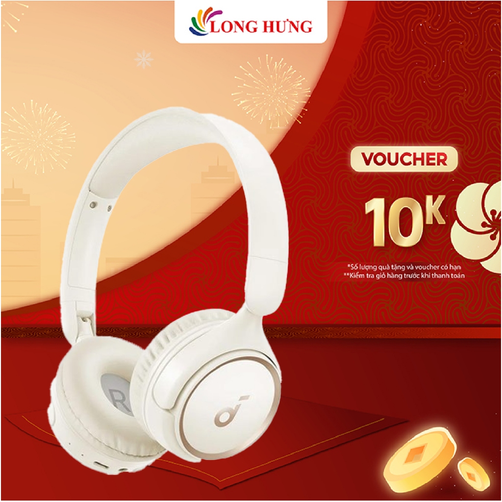 Tai nghe chụp tai Bluetooth Anker Soundcore Space H30i A3012 - Hàng chính hãng