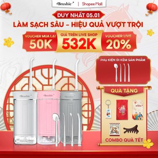   GIÁ 523K LIVE ECOGO  Tăm nước cầm tay Brushie Super Sonic Flossie tăm nước du lịch phiên bản mới 2025 