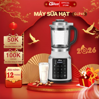  Máy Làm Sữa Hạt Gilux - Xay Sinh Tố Nấu 15 Chức Năng Dung Tích 1.75L Độ Ồn Thấp - Bản Mới 2025 