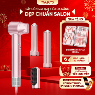  Máy Sấy Tóc Và Tạo Kiểu 5 Trong 1 Masuto AirStyler Công Nghệ Ion Bảo Vệ Tóc Tạo Kiểu Bảo Hành 24 Tháng 