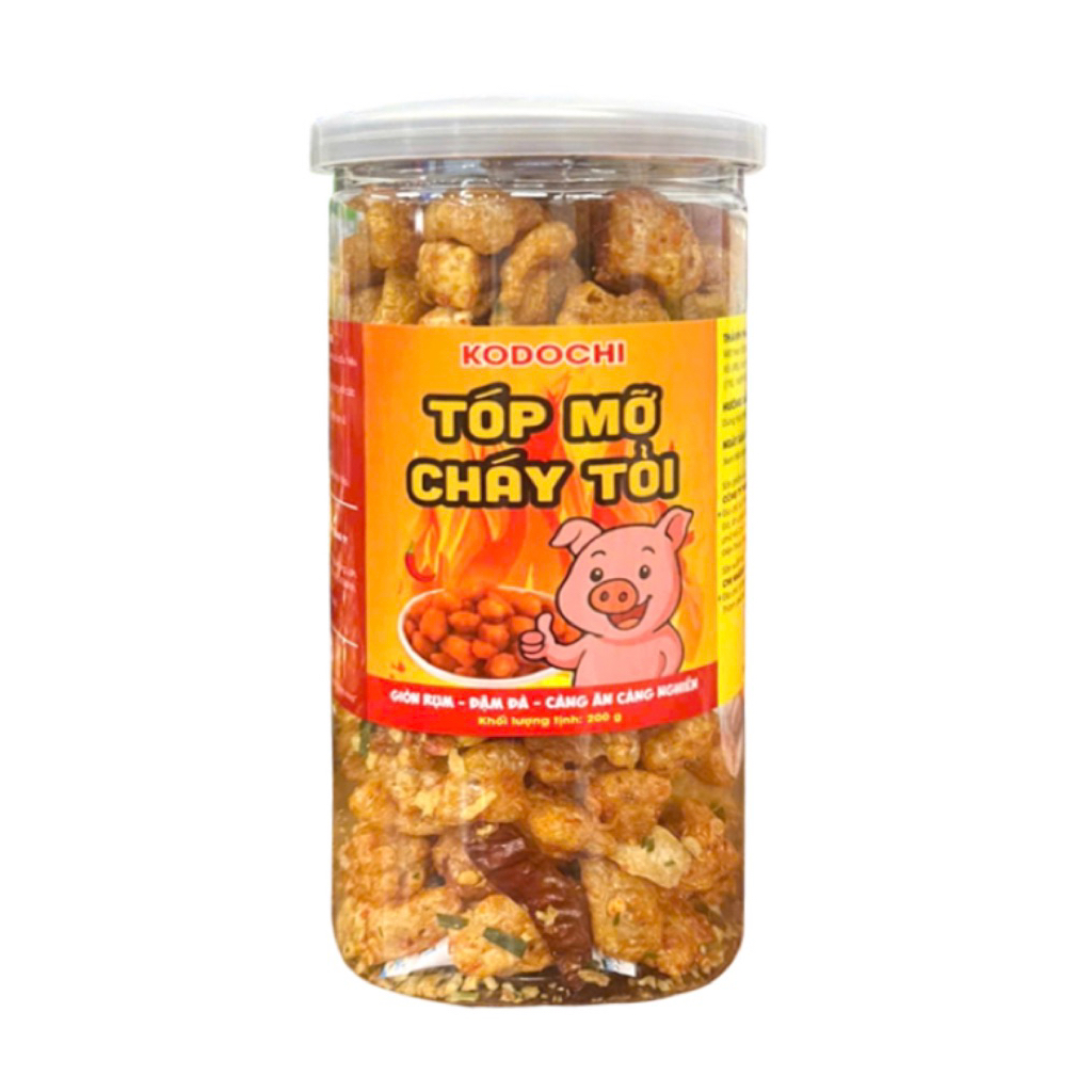 Tóp mỡ cháy tỏi Kodochi hũ 200g / gói 35g