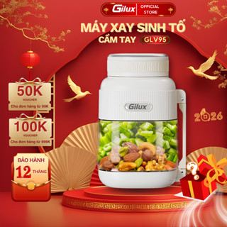  Máy Xay Sinh Tố Cầm Tay Gilux GLS95 - 3in1 700ml Nhỏ Gọn Có Thể Sạc Bảo Hành 12 Tháng 