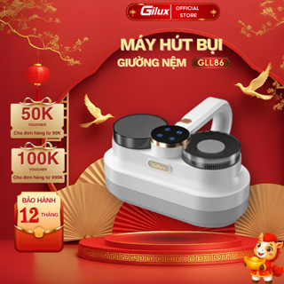  Máy Hút Bụi Giường Nệm Gilux GLL86 Cầm Tay Lực Hút Mạnh 18000Pa Có Đèn UV 