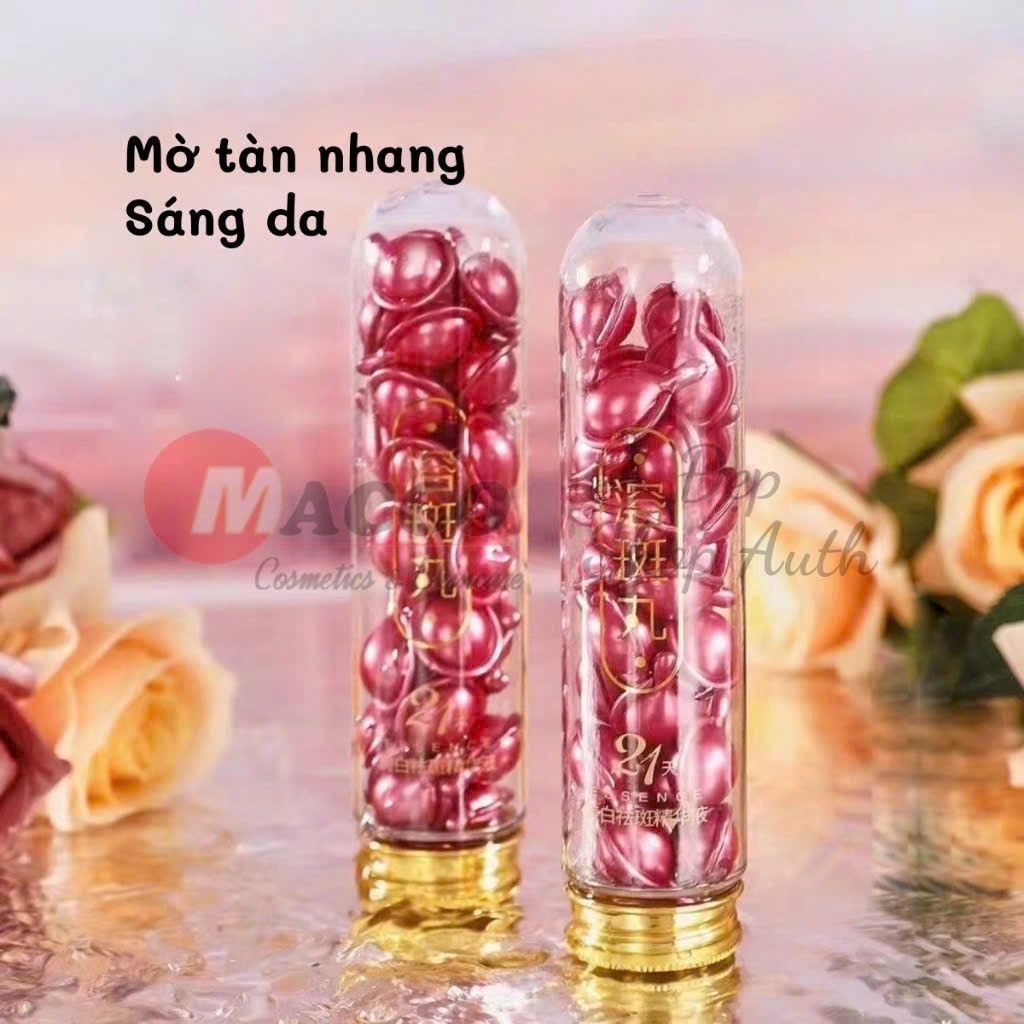 HÀNG NỘI ĐỊA -Ống 21 Viên Tinh Chất Serum Osufi Đỏ Cô Đặc Dưỡng Da Căng Bóng, Trắng Sáng, Đều Màu
