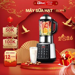  Máy Làm Sữa Hạt Gilux 1.75L Máy Xay Sinh Tố 15 Chức Năng Xay Nấu Máy Nấu Sữa Hạt Đa Năng 