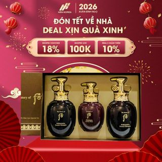  Set Gội Xả Whoo Spa Đông Y Dầu Gội Hoàng Cung Mềm Mượt Ngừa Rụng Tóc Thơm Lâu - C798 Hân Korea 