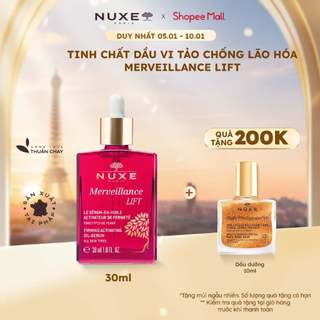  Tinh chất dầu vi tảo chống lão hóa và làm săn chắc da NUXE Merveillance LIFT Firming Activating Oil-serum 30ml 