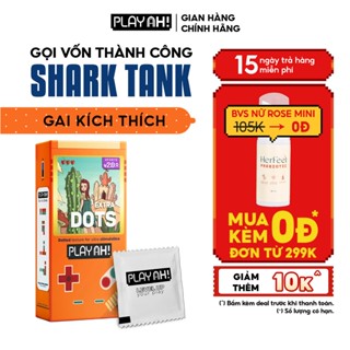  Bao Cao Su PlayAh Extra Dots Thêm Gai Hộp 3 10 52mm 