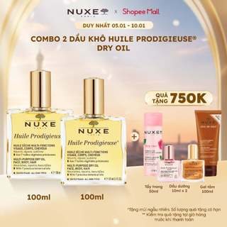  Combo 2 Dầu dưỡng khô đa năng Nuxe Huile Prodigieuse® 100ml 