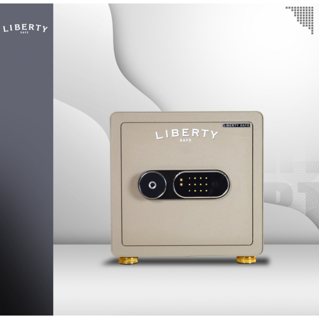 Két Sắt Mini Liberty LB39s , Vân Tay, Mã Số Cảm Ứng , Kết Nối Chống Trộm Qua Điện Thoại