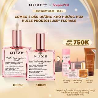  Combo 2 Dầu dưỡng khô đa năng Hương Hoa Huile Prodigieuse Florale Multi-purpose Dry Oil 100ml 
