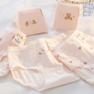 sét 5 quần lót(quần chíp) nữ, học sinh hoạ tiết cute dễ thương. nhiều màu, khánh babykisd