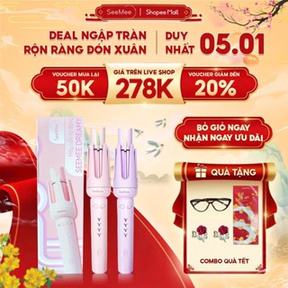   GIÁ 278K LIVE BEYOND K  Máy uốn tóc làm xoăn tự động SeeMee tóc tạo kiểu nhanh đường kính 32mm 