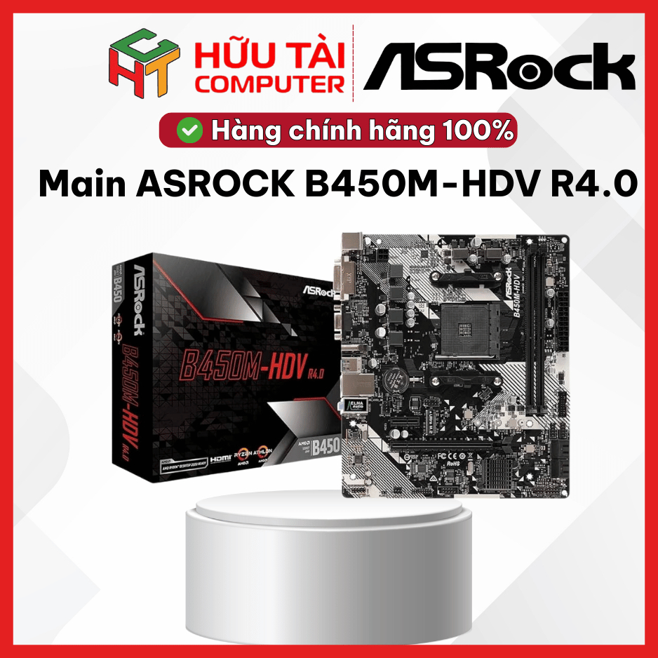 Main ASROCK B450M-HDV R4.0