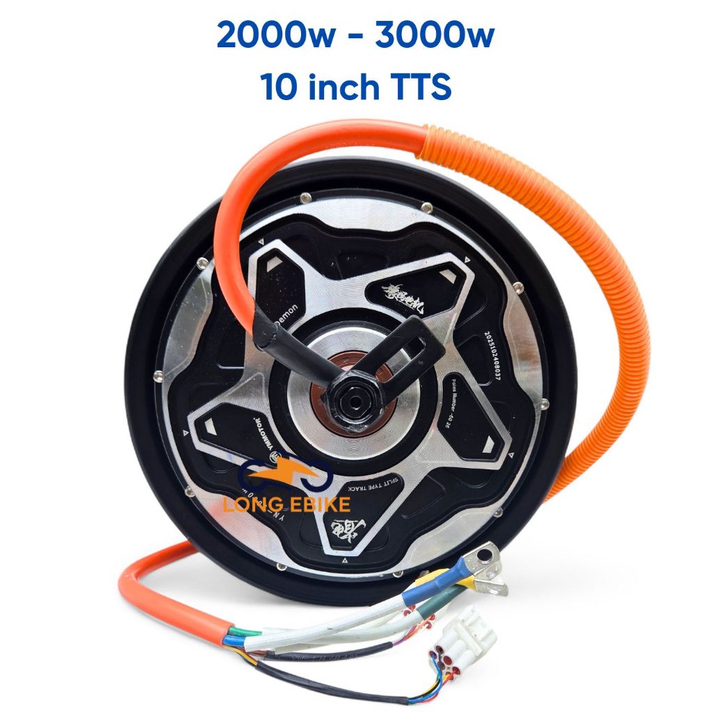 Động cơ 3 pha không chổi than 2000w - 3000w 10 inch TTS YUMA