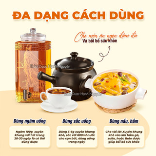 Xuyên khung 100g, khô, thái lát mỏng, sạch, thơm - Thảo Dược Hạnh Nguyên