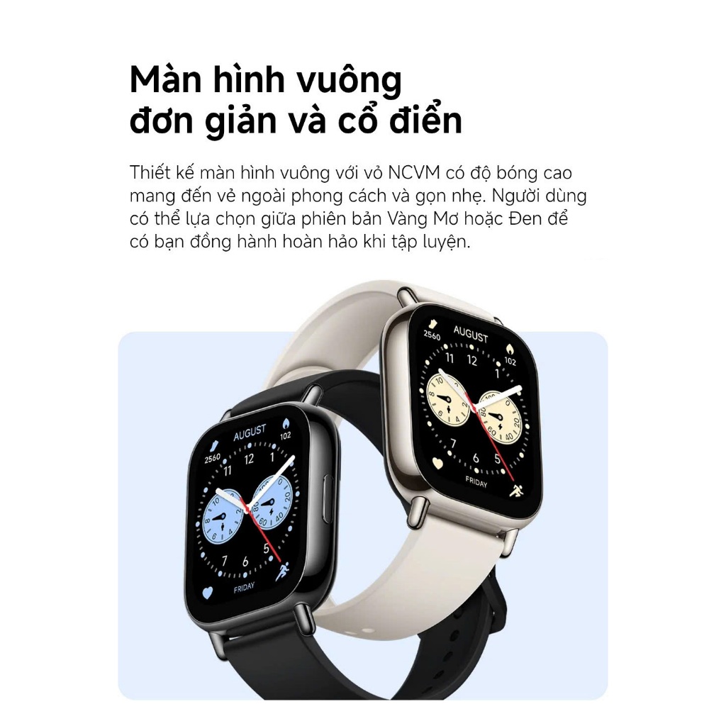 Đồng hồ thông minh Xiaomi Redmi Watch 5 Lite - Màn hình AMOLED 1,96" - Thời lượng pin lên đến 18 ngày - GNSS tích hợp | BigBuy360 - bigbuy360.vn