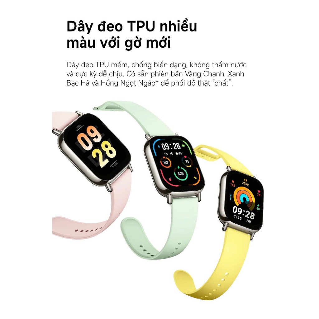 Đồng hồ thông minh Xiaomi Redmi Watch 5 Lite - Màn hình AMOLED 1,96" - Thời lượng pin lên đến 18 ngày - GNSS tích hợp | BigBuy360 - bigbuy360.vn