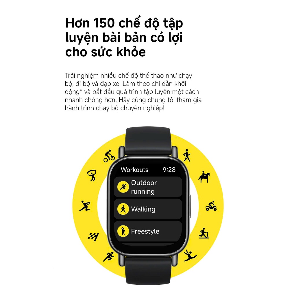 Đồng hồ thông minh Xiaomi Redmi Watch 5 Lite - Màn hình AMOLED 1,96" - Thời lượng pin lên đến 18 ngày - GNSS tích hợp | BigBuy360 - bigbuy360.vn