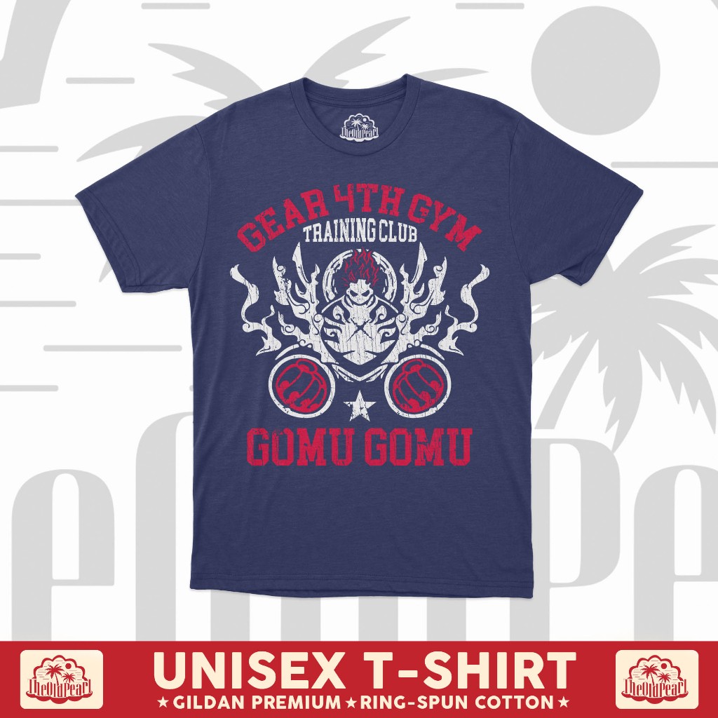 Áo Thun Gildan Premium TheOldPearl - Gear 4th Gym Training Club - Áo Phông Nam Nữ Cotton 100% Phong 