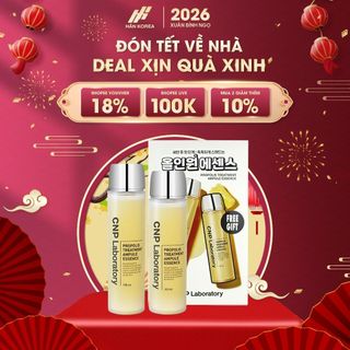  Nước Thần Keo Ong CNP Laboratory 150ml + 100ml Tinh Chất Cấp Ẩm Cân Bằng Phục Hồi Da - Hân Korea 